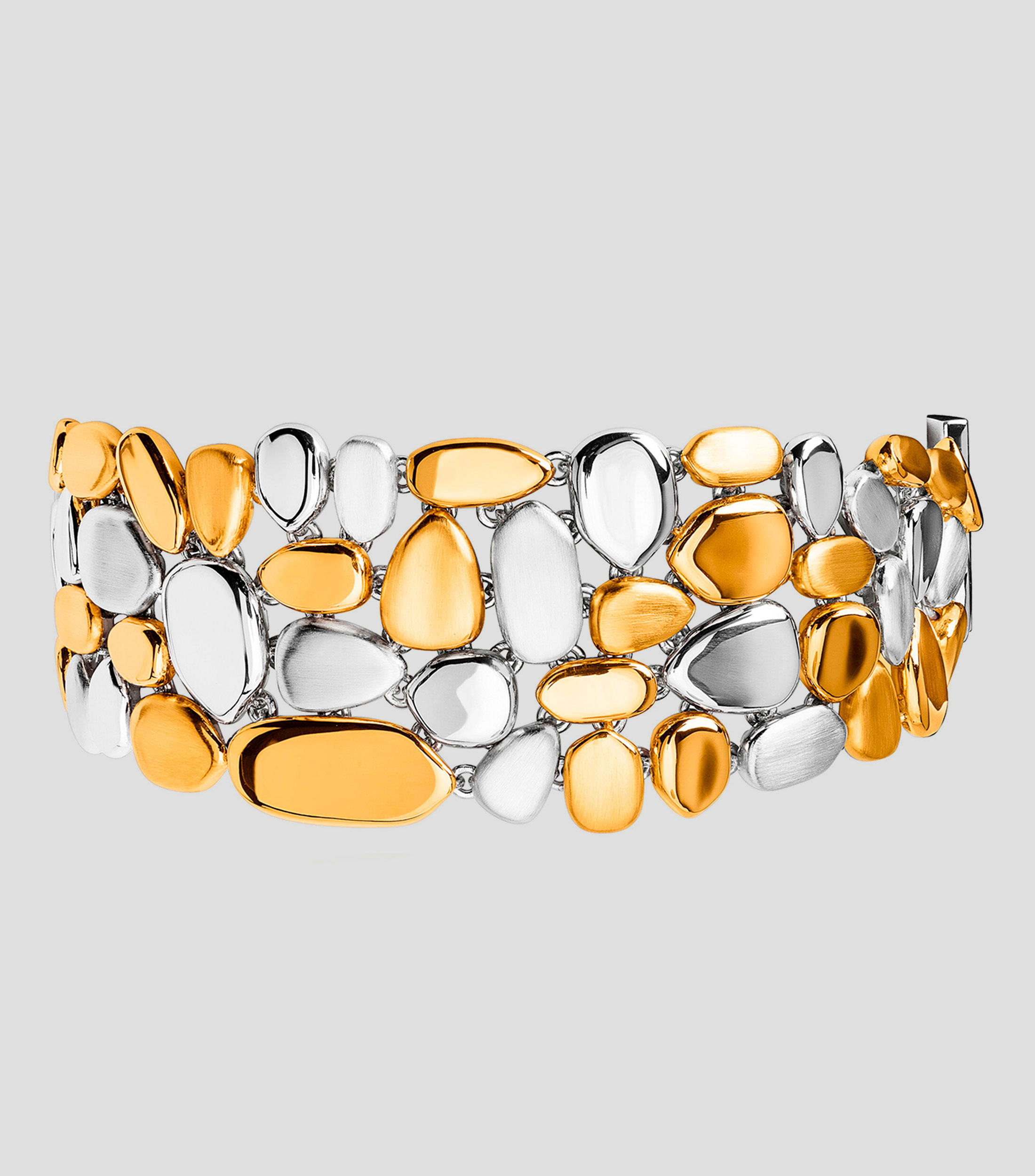 Pulsera Alma Vermeil Bicolor Mujer